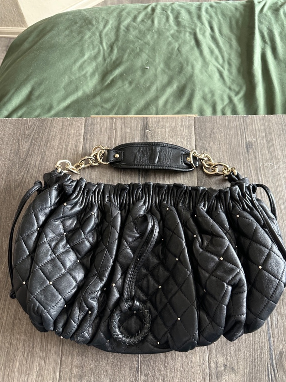 BCBG MAXAZRIA Black bag/purse quilted
